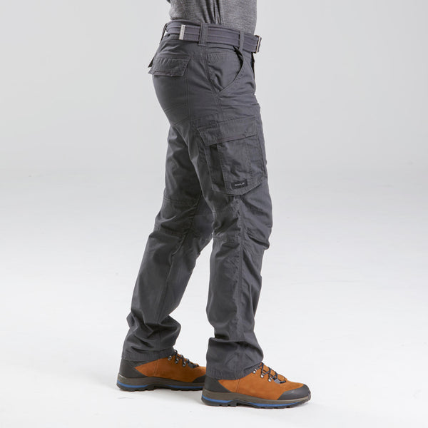 Decathlon Forclaz Men's Travel 100 Cargo Pants Carbon Gray