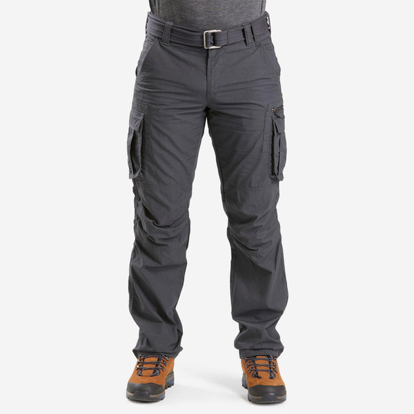 Decathlon Forclaz Men's Travel 100 Cargo Pants Carbon Gray