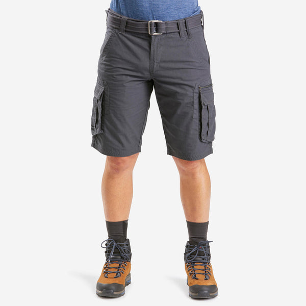 Decathlon Forclaz Men's Travel 100 Cargo Shorts Carbon Gray