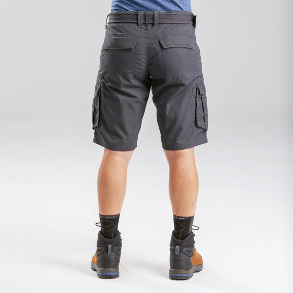 Decathlon Forclaz Men's Travel 100 Cargo Shorts Carbon Gray