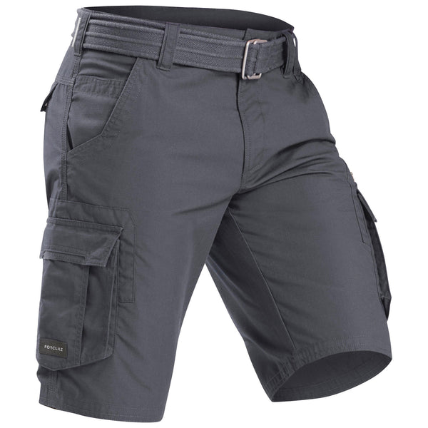 Decathlon Forclaz Men's Travel 100 Cargo Shorts Carbon Gray