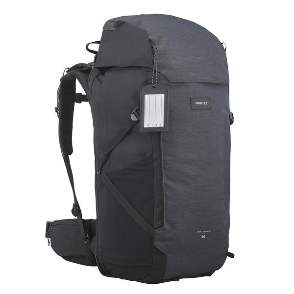 Decathlon Forclaz Men's Travel 900 50+6 L Backpacking Pack Carbon Gray