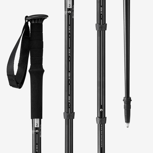 Decathlon Forclaz MT100 Comfort Hiking Pole (Single Pole) Black