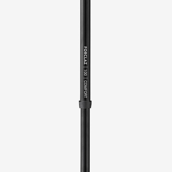 Decathlon Forclaz MT100 Comfort Hiking Pole (Single Pole) Black