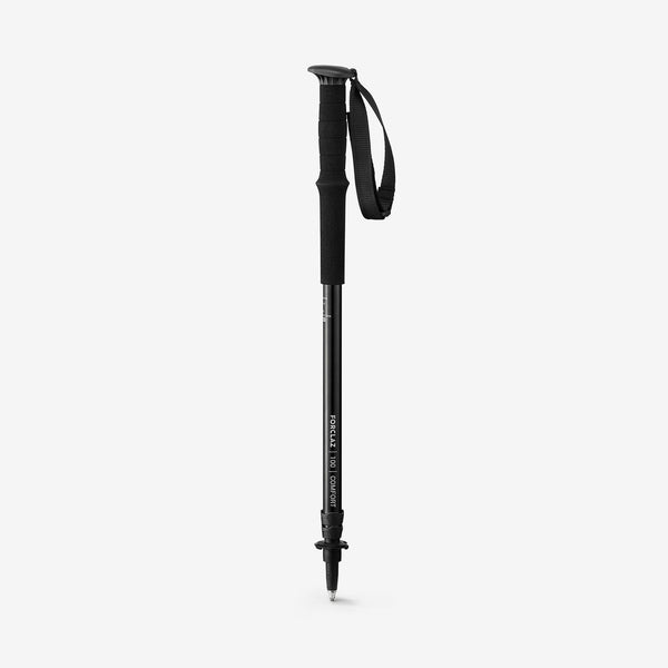 Decathlon Forclaz MT100 Comfort Hiking Pole (Single Pole) Black