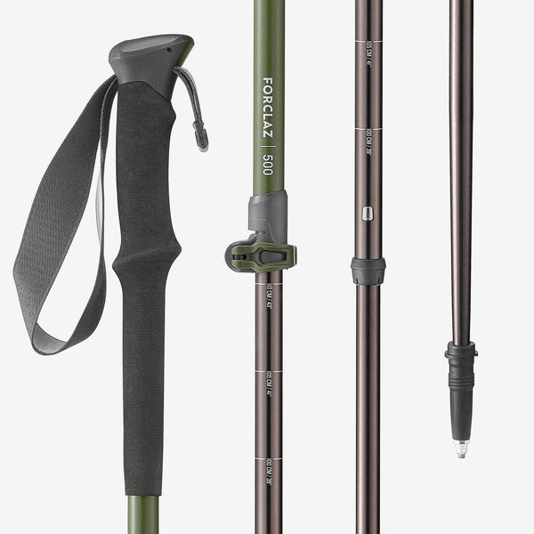 Decathlon Forclaz MT500 Hiking Pole (Single Pole) Dark Olive Green