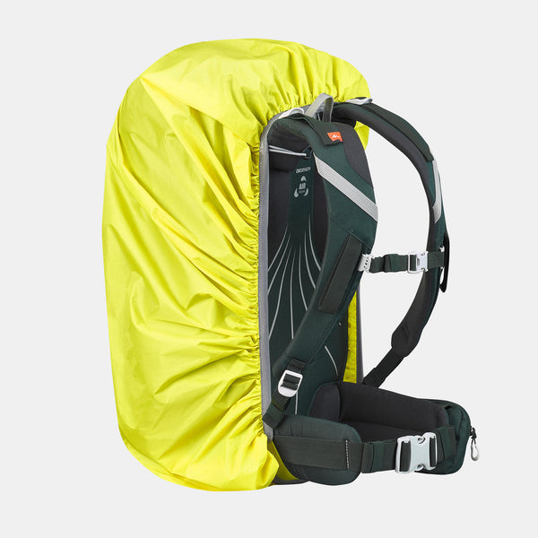 Decathlon Forclaz Quechua 20 40L Rain Cover For Hiking Backpacks Lime Yellow