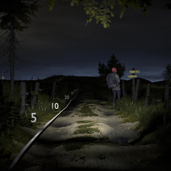 Decathlon Forclaz Trek 100 Rechargeable 200 Lumens USB Hiking Head Lamp Galaxy Blue