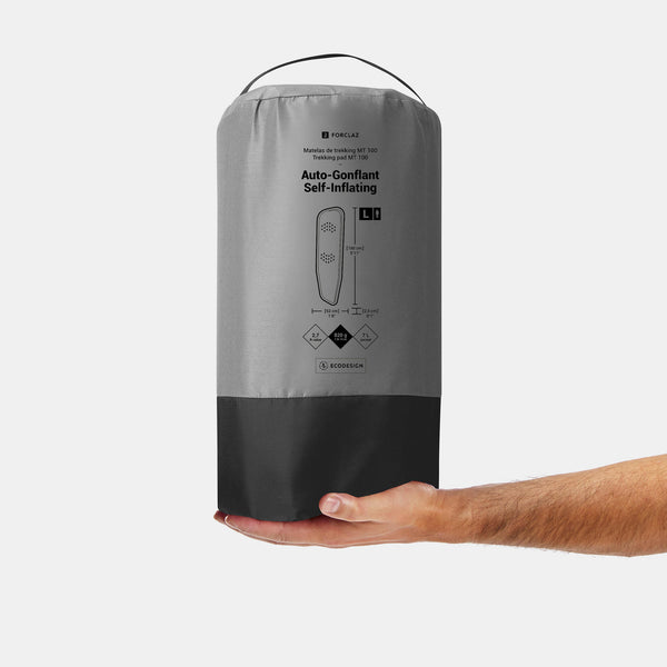 Decathlon Forclaz Trek 500L Self-Inflating Backpacking Mattress Gray