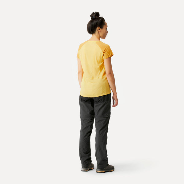 Decathlon Forclaz Women's MT100 2-in-1 Zip-Off Hiking Pants Carbon Gray