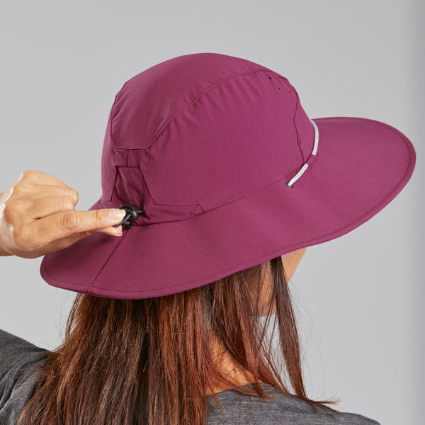 Decathlon Forclaz Women's MT500 UPF 50+ Hiking Hat Crimson Purple