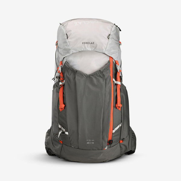 Decathlon Forclaz Women's Ultralight Backpacking Backpack 45+10 L - MT900 UL Steel Gray