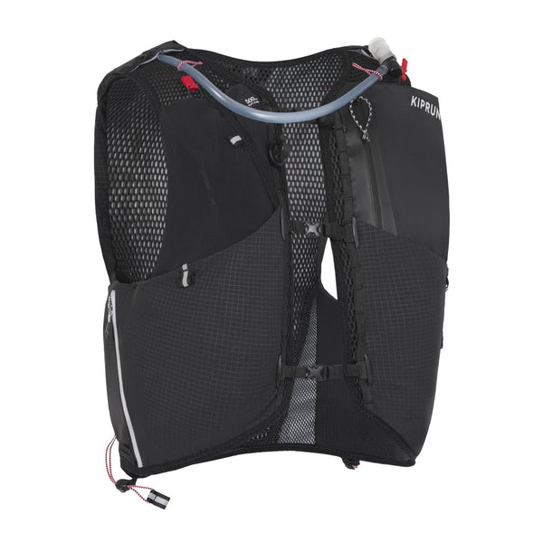 Decathlon Kiprun 15L Ultra Trail Running Hydration Vest - 2L Water Bladder Included Smoked Black