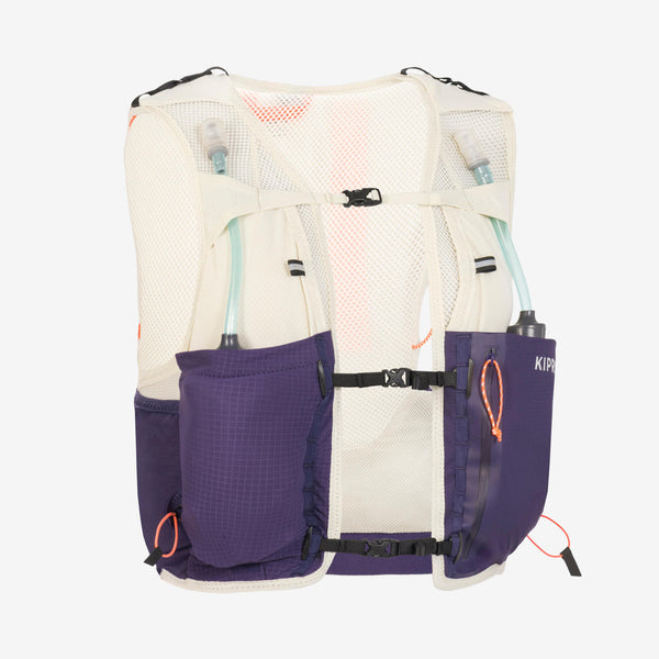 Decathlon KIPRUN 8L Women's Trail Running Bag - Beige Purple Linen