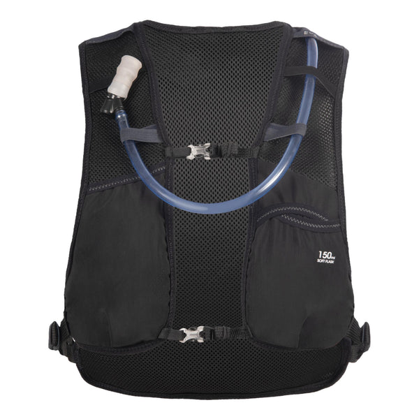 Decathlon Kiprun Essential 5L Trail Running Hydration Vest - 1L Water Bladder Included Black