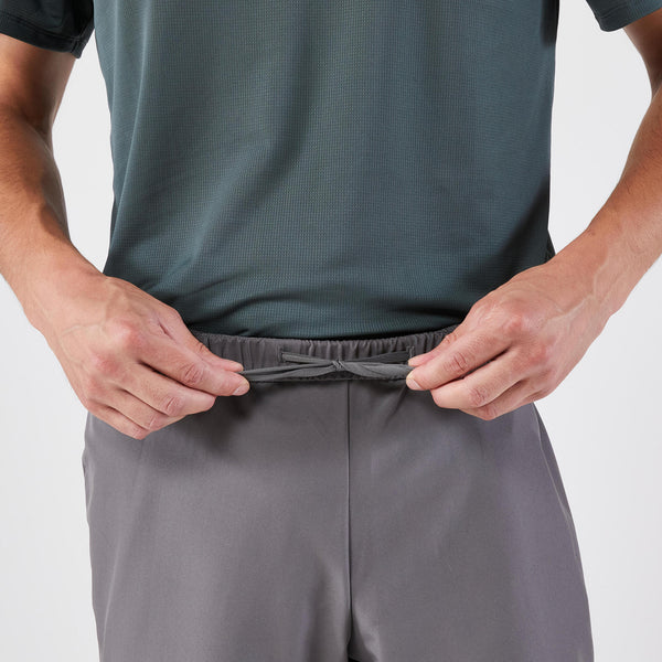 Decathlon Kiprun Men's Run 100 Dry Running Shorts Granite Green
