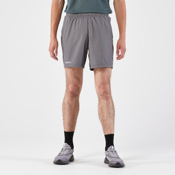 Decathlon Kiprun Men's Run 100 Dry Running Shorts Granite Green