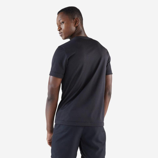 Decathlon Kiprun Men's Run 100 Dry Running T-Shirt Smoked Black