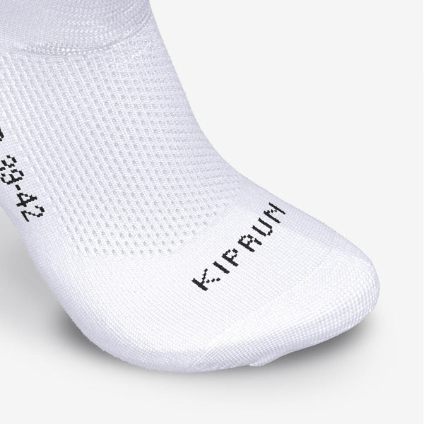 Decathlon Kiprun Run 500 Thin Breathable Mid Socks 2-Pack Snowy White