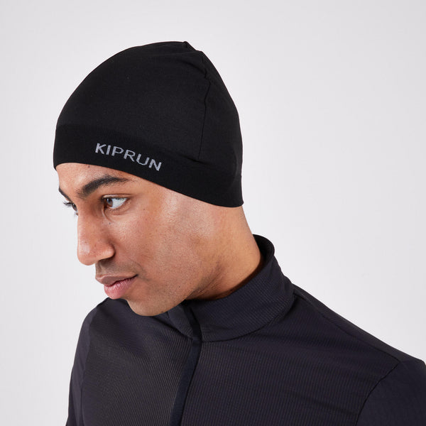 Decathlon Kiprun Seamless Running Beanie Smoked Black
