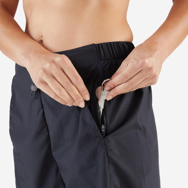 Decathlon Kiprun Women's Run 500 2-in-1 Compression Running Shorts Smoked Black