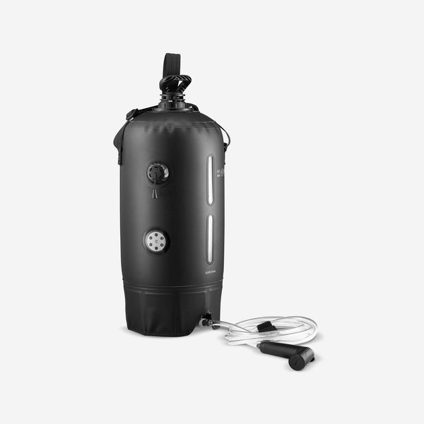 Decathlon Quechua 10 L Solar Pressure Camping Shower Black