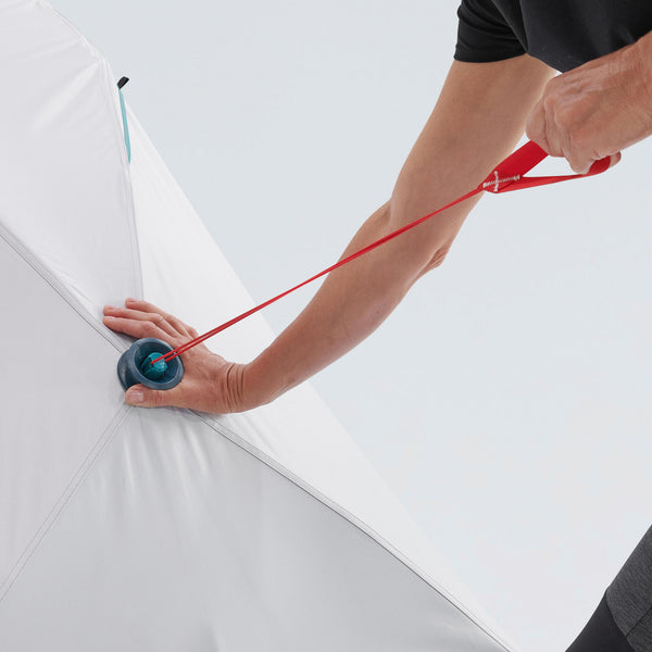 Decathlon Quechua 2 Second Easy Fresh & Black Waterproof Pop Up Camping Tent 2 Person Snowy White