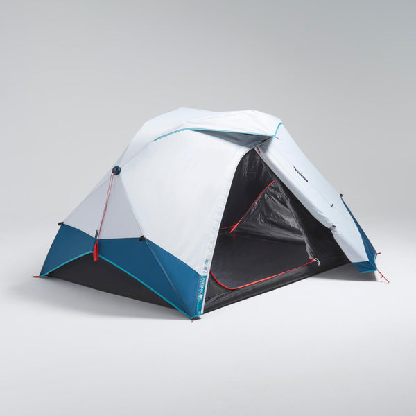 Decathlon Quechua 2 Second Easy Fresh & Black Waterproof Pop Up Camping Tent 2 Person Snowy White