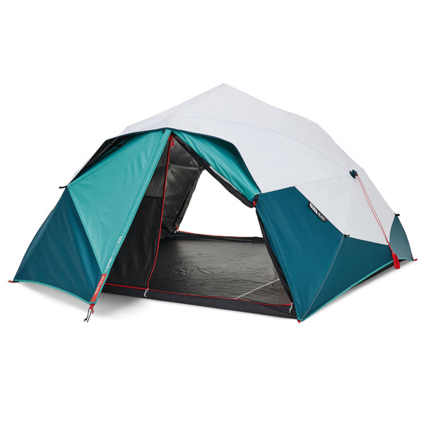 Decathlon Quechua 2 Second Easy Fresh & Black Waterproof Pop Up Camping Tent 3 Person Snowy White