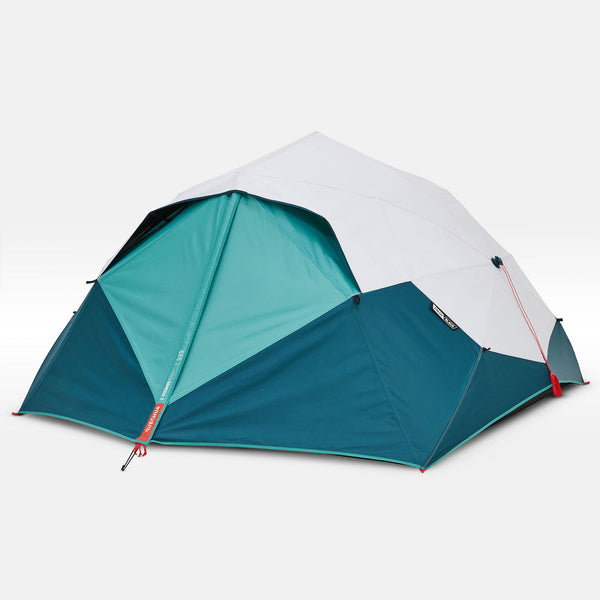 Decathlon Quechua 2 Second Easy Fresh & Black Waterproof Pop Up Camping Tent 3 Person Snowy White