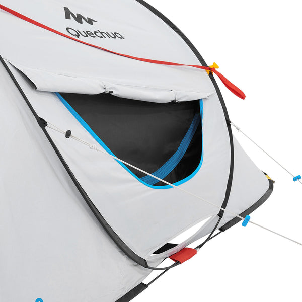 Decathlon Quechua 2 Second Fresh & Black Waterproof Pop Up Camping Tent 3 Person White