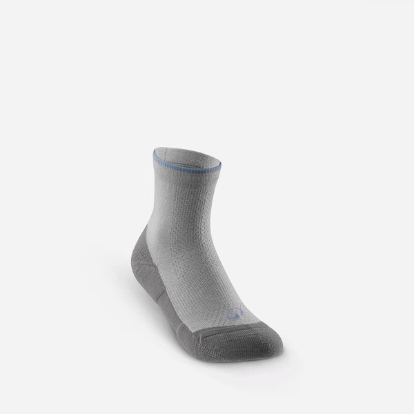 Decathlon Quechua Kids' Hike 100 Hiking Socks 2-Pack Pale Gray