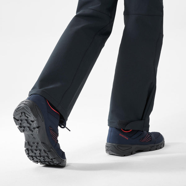 Decathlon Quechua Kids’ NH100 Lace-Up Hiking Shoes Steel Blue