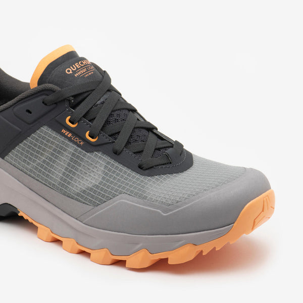 Decathlon Quechua Men’s MH500 Light Hiking Shoes Light Gray