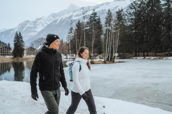 Decathlon Quechua Men's NH500 Warm Hiking Fleece Jacket Black