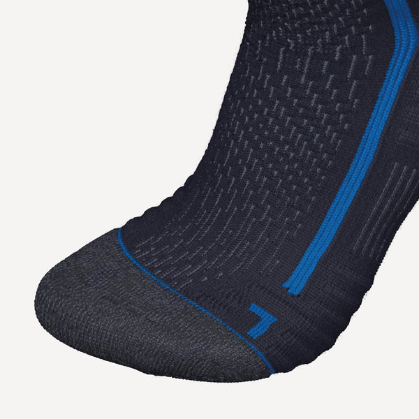 Decathlon Quechua SH500 Merino Wool Winter Mid Socks - 2 Pairs Asphalt Blue