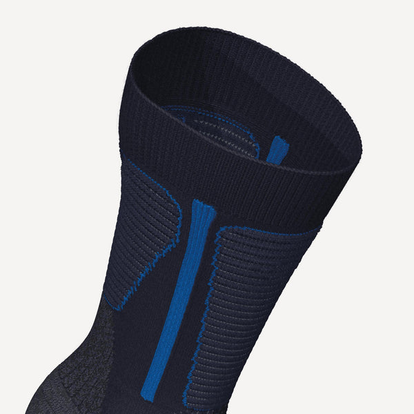 Decathlon Quechua SH500 Merino Wool Winter Mid Socks - 2 Pairs Asphalt Blue