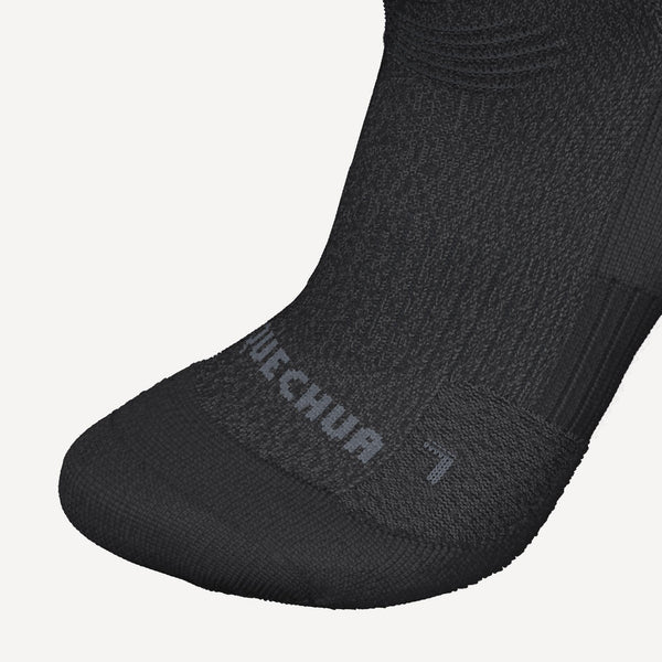 Decathlon Quechua SH500 Mid 2-Pair Winter Hiking Warm Socks Black