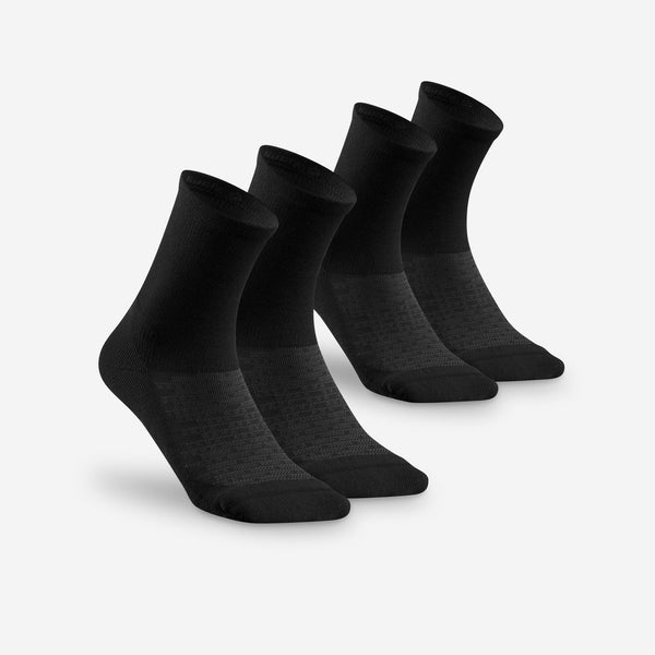 Decathlon Quechua Sock Hike 100 High 2-Pack - black Black
