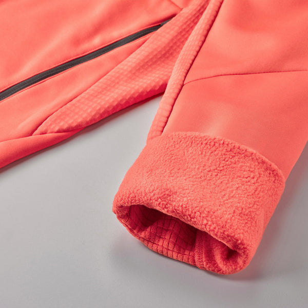 Decathlon Quechua Women's Hiking Fleece Jacket - MH520 Hood Black