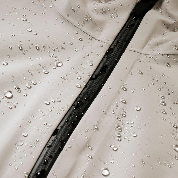 Decathlon Quechua Women's MH100 Lightweight Waterproof Hiking Jacket Pearl Beige