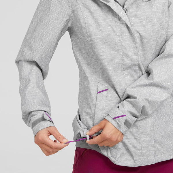 Decathlon Quechua Women's MH100 Waterproof Hiking Rain Jacket