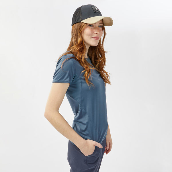 Decathlon Quechua Women's Mountain Walking Pants MH100 Dark Blue