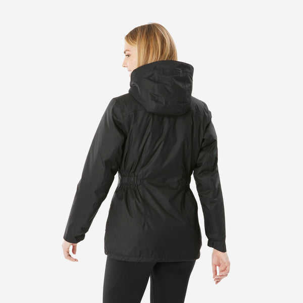 Decathlon Quechua Women's NH500 Waterproof Winter Jacket Black