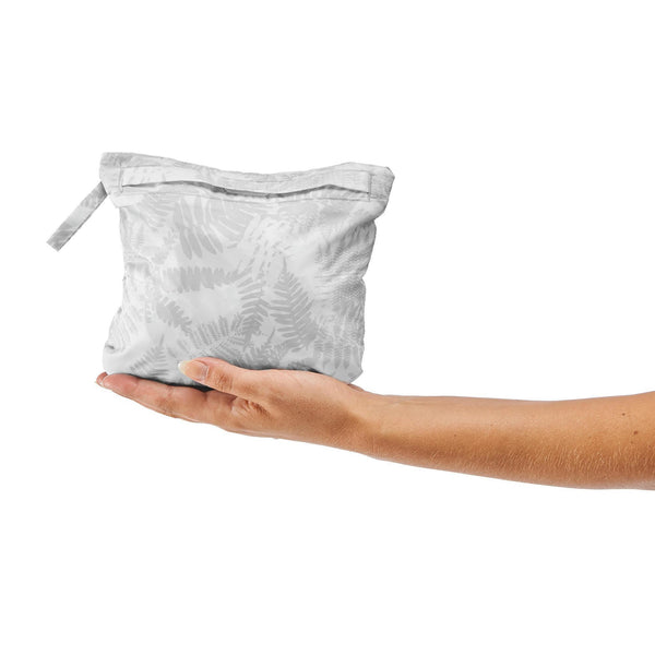 Decathlon Quechua Women's Raincut Full Zip Windproof And Water-repellent Rain Jacket White