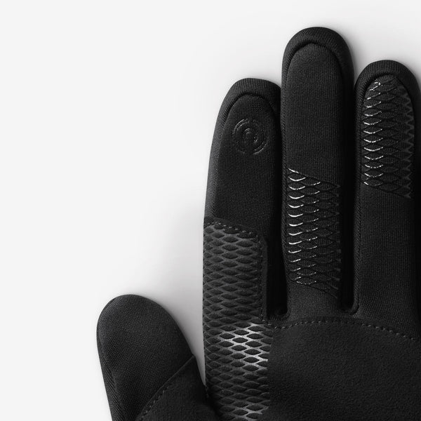 Decathlon Simond Adult MT500 Warm Touchscreen Gloves Graphite Black