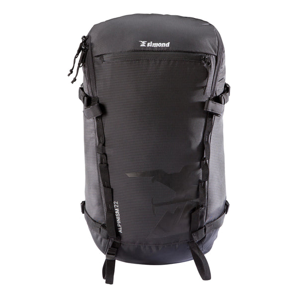 Decathlon Simond Alpinism 22 L Mountaineering Backpack Smoked Black