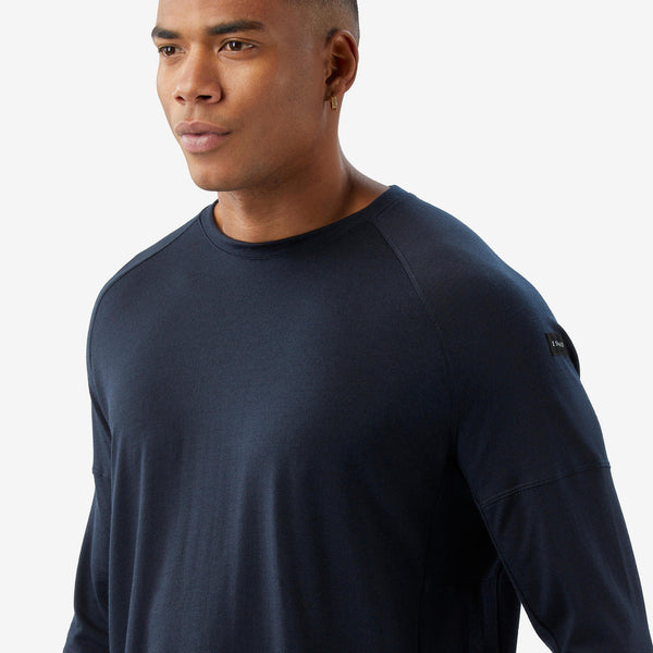 Decathlon Simond Men's Merino Resist Long-Sleeve T-Shirt Eclipse Blue