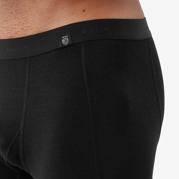 Decathlon Simond Men's MT500 Merino Wool Boxer Briefs Black