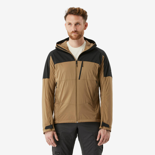 Decathlon Simond Men’s MT900 Windproof Softshell Jacket Bronze Brown